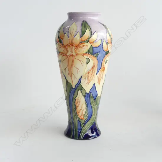 A Moorcroft vase, Windrush pattern, designed by Debbie Hancock, c.2000,